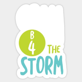 BINGO Pun Calm B4 the Storm Sticker